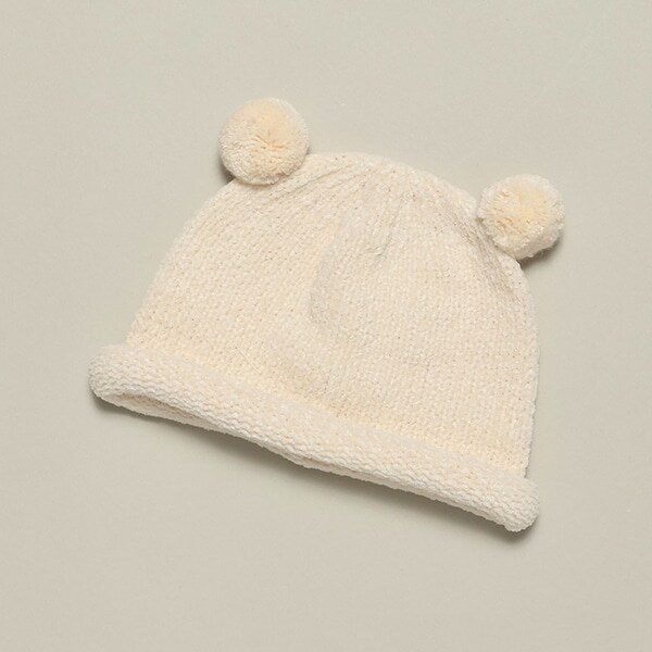 【オーガニック】モール糸帽子