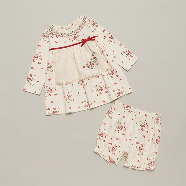 【オーガニック】野イチゴワンピーススーツ