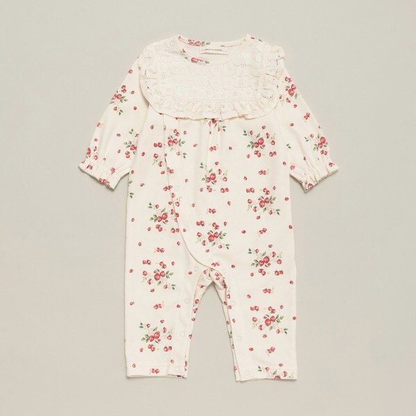 【オーガニック】野イチゴカバーオール