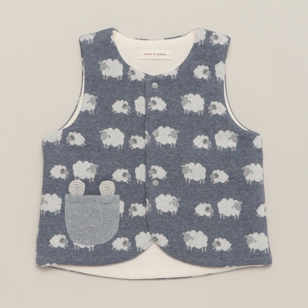 【オーガニック】ジャカードベスト