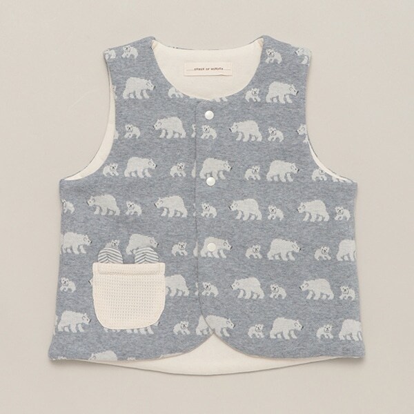 【オーガニック】ジャカードベスト