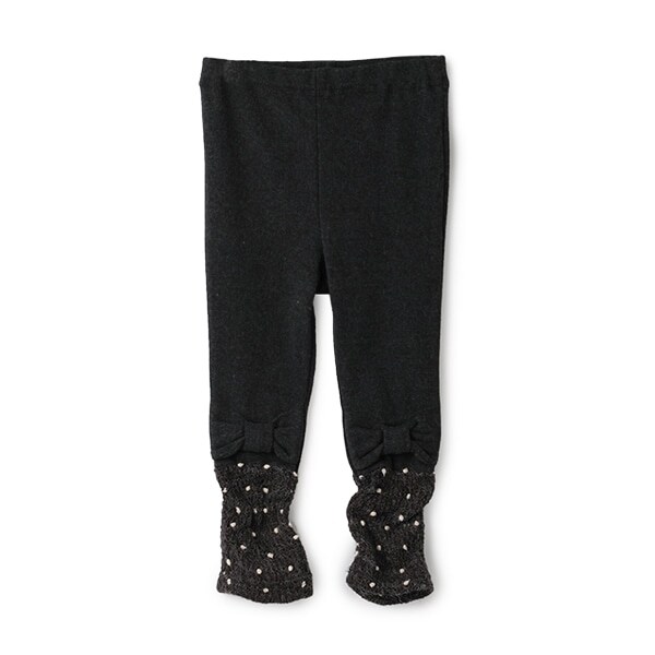 裾リボンクシュクシュレギンス