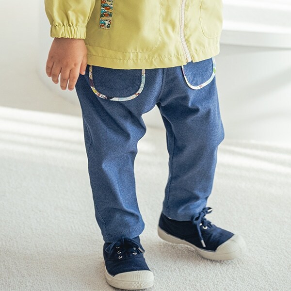 キューフォーザズーストレッチツイル9分丈パンツ