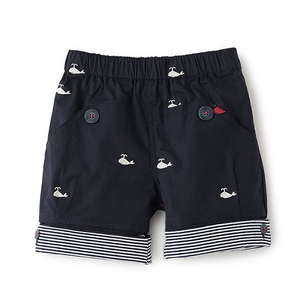 クジラシシュウハーフパンツ