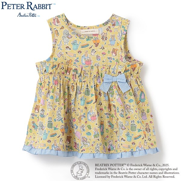 『ピーターラビット（TM）』リバティリボンチュニック
