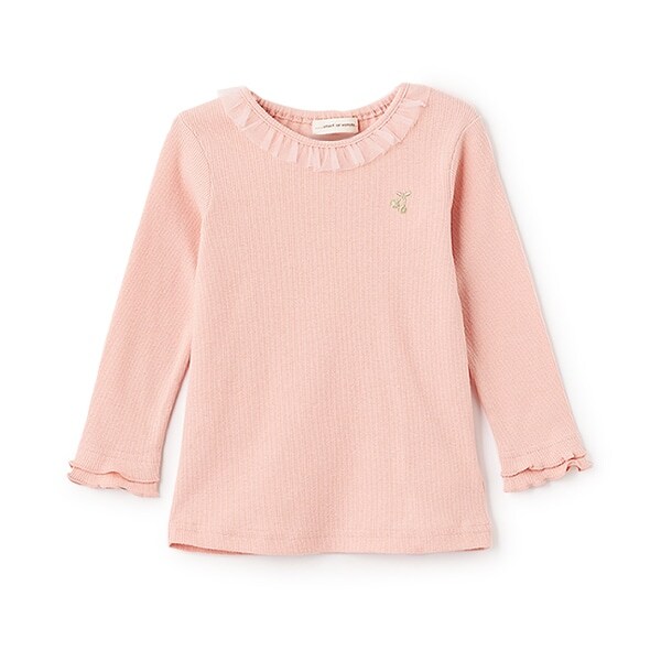 メローフリル長袖Tシャツ