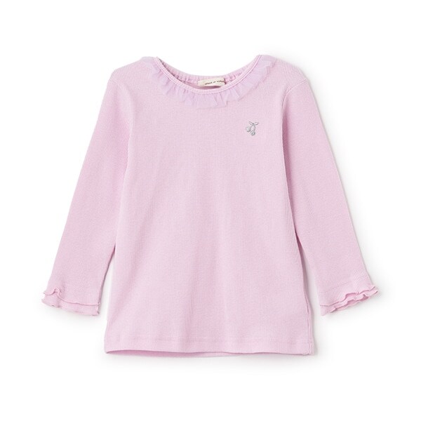 メローフリル長袖Tシャツ
