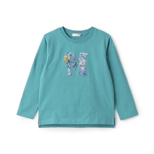 リバティイニシャル長袖Tシャツ