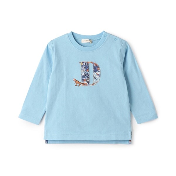 リバティイニシャル長袖Tシャツ