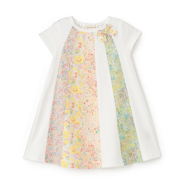 リバティパッチワークワンピース