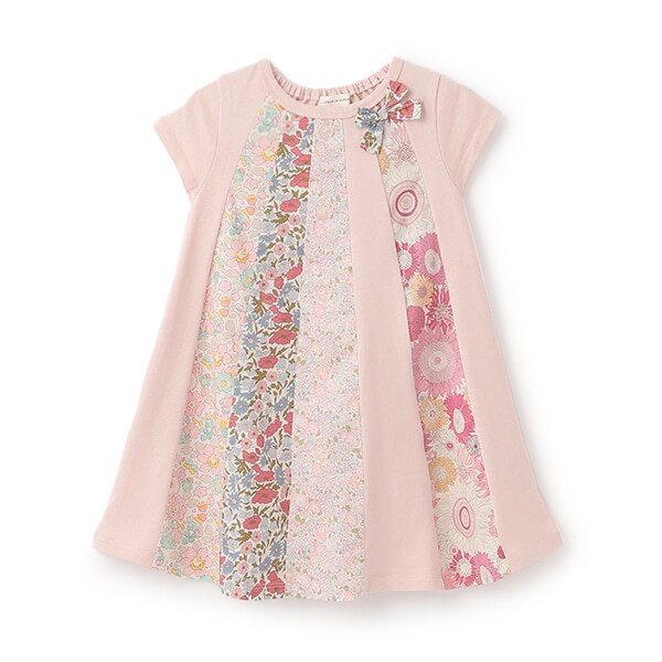 リバティパッチワークワンピース