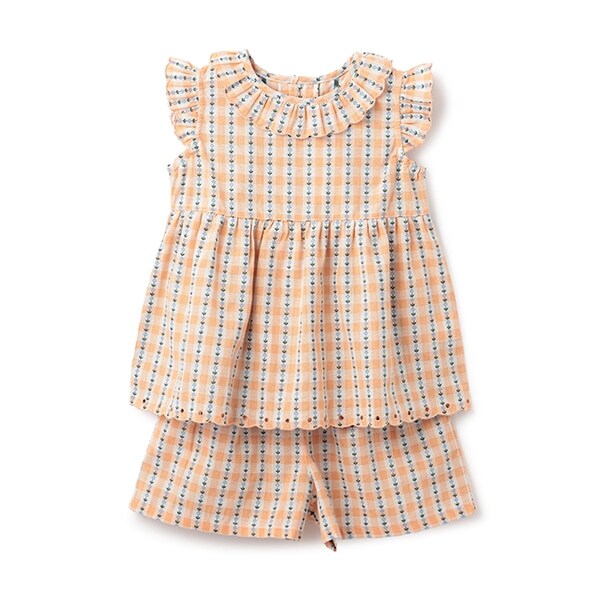 ドビーギンガムセットアップ