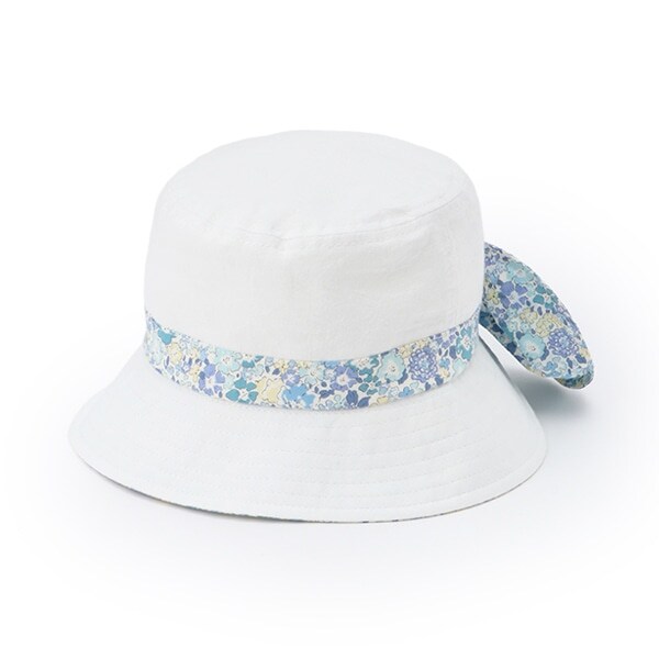 【オーガニック】リバティGIRLS日除け帽子