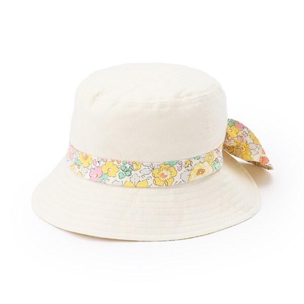 【オーガニック】リバティGIRLS日除け帽子