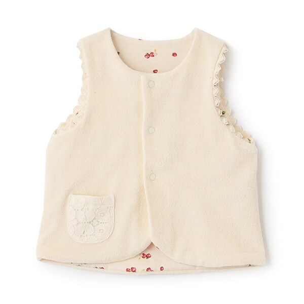 【オーガニック】野イチゴリバーシブルベスト