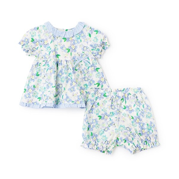 ブロードプリントベビースーツ