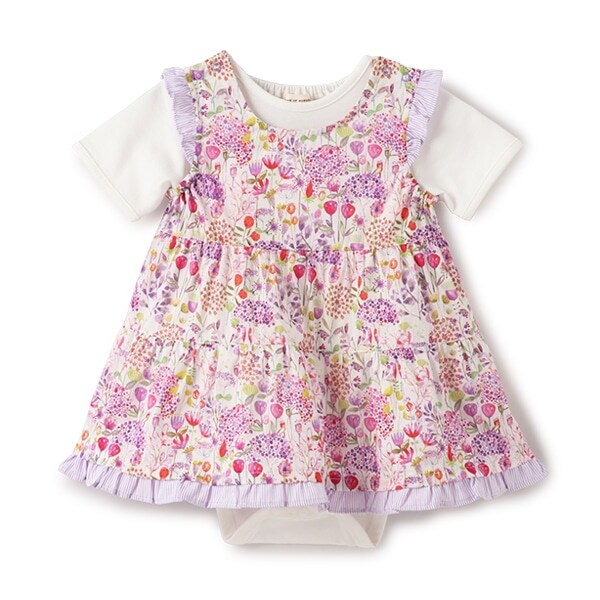 ブロードプリントボディスーツセット