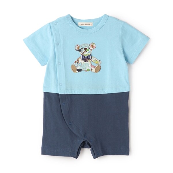 リバティテディベアショートオール