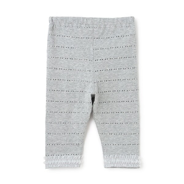 裾チュール7分丈レギンス