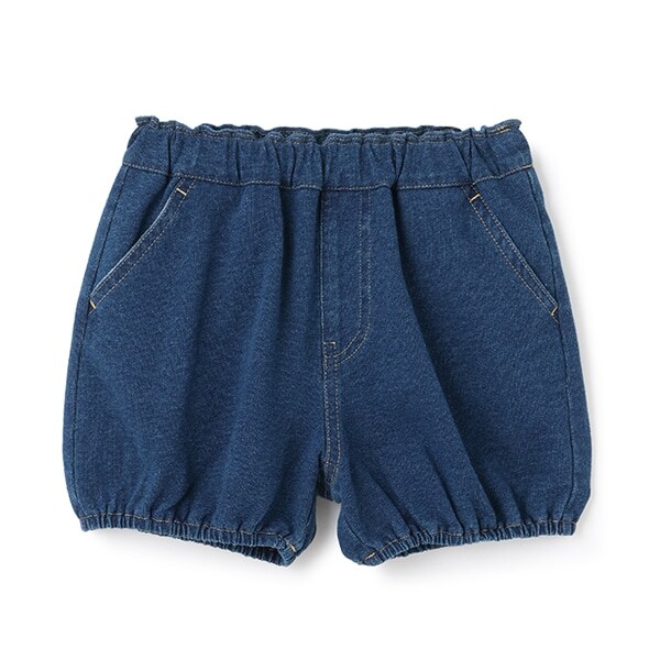 ニットデニムクマショートパンツ