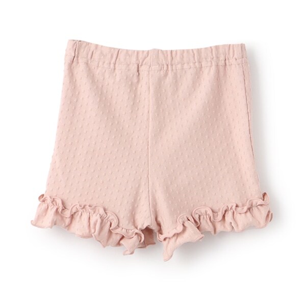 裾フリル一分丈レギンス