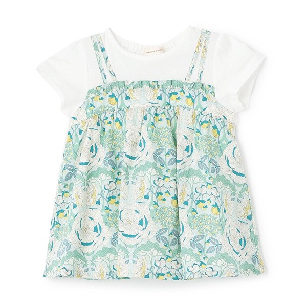 シンディーズガーデンレイヤードチュニック【日本製】