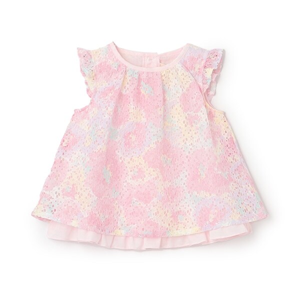 フラワーレースチュニック【日本製】