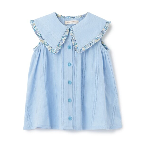 リバティフリルチュニック