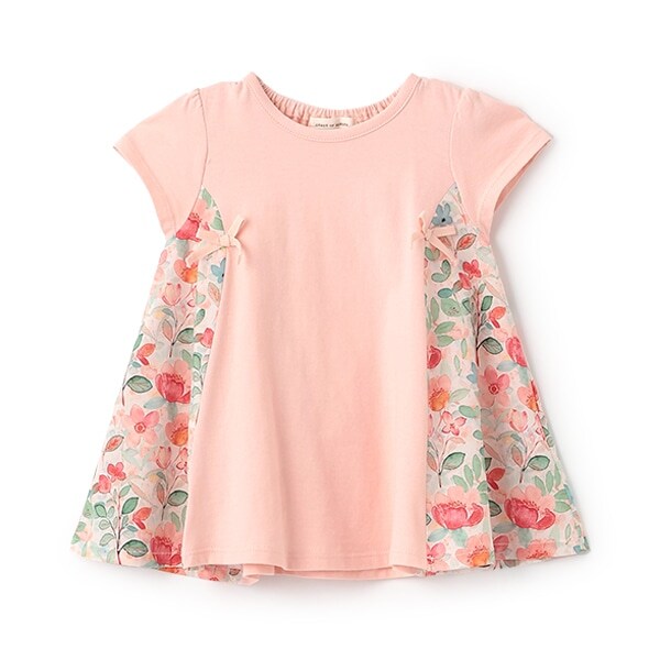 花柄キリカエチュニック