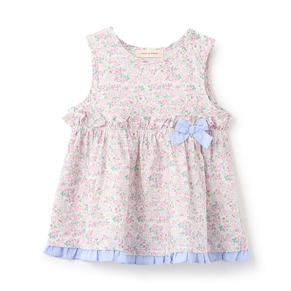 小花柄チュニック