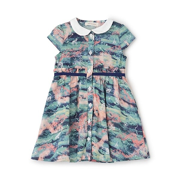 オーロラ・スカイワンピース【日本製】