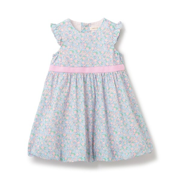 小花柄バルーンワンピース