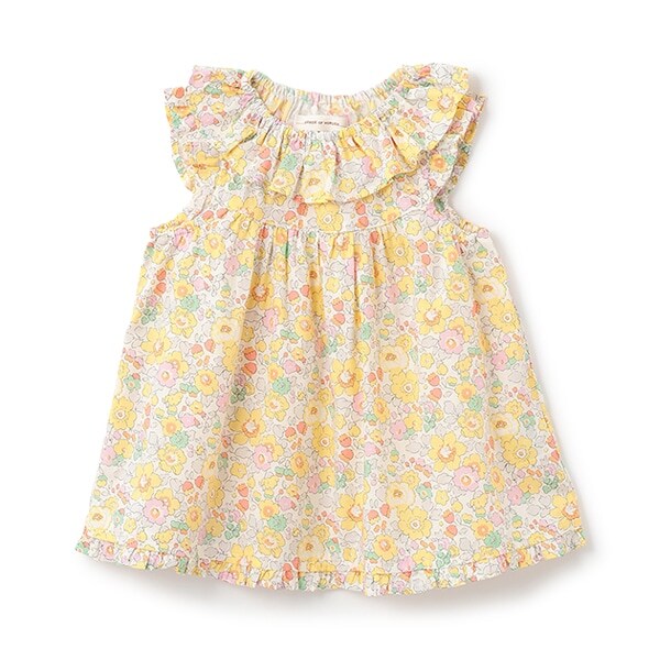 リバティフリルエプロン