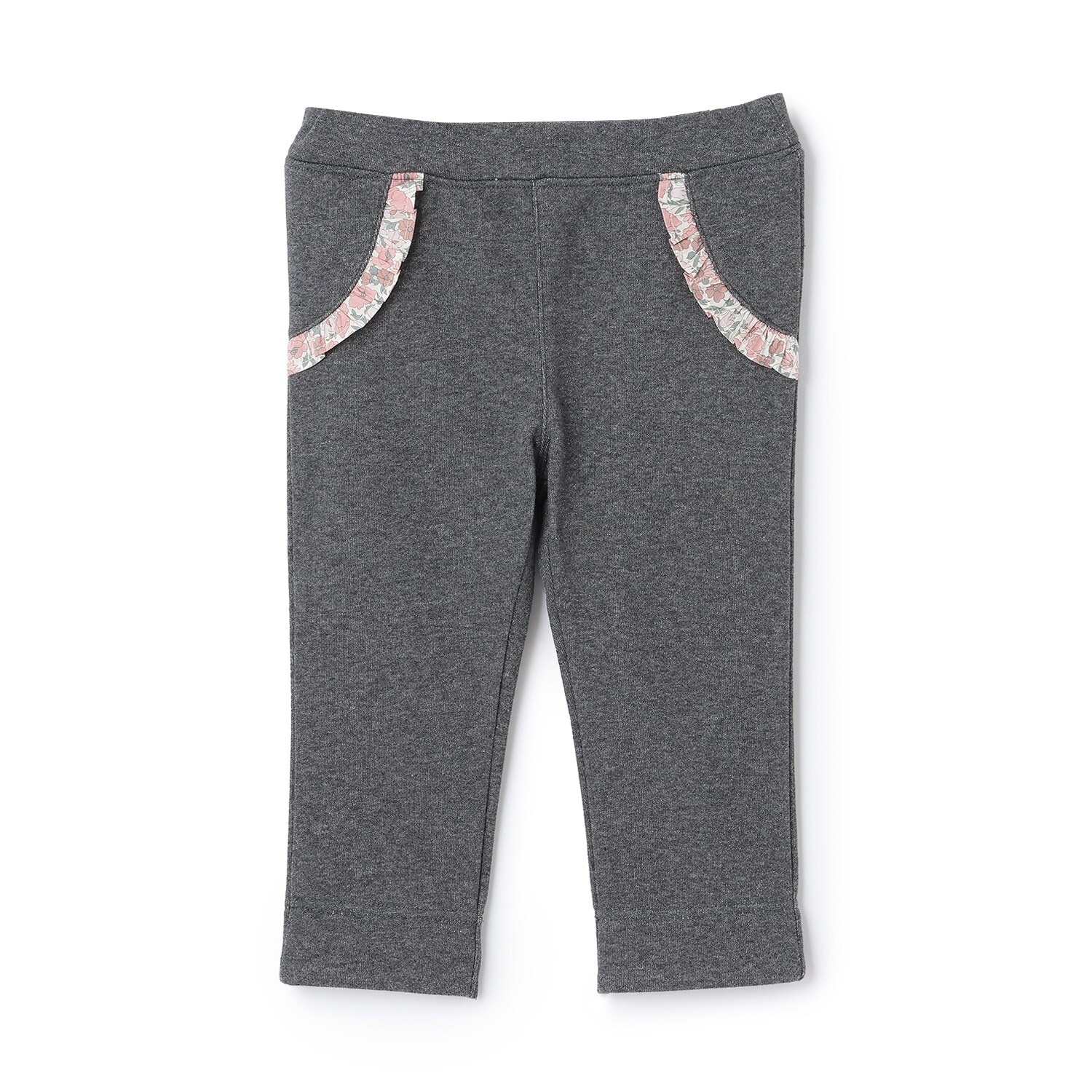 ラメ裏毛フル丈パンツ