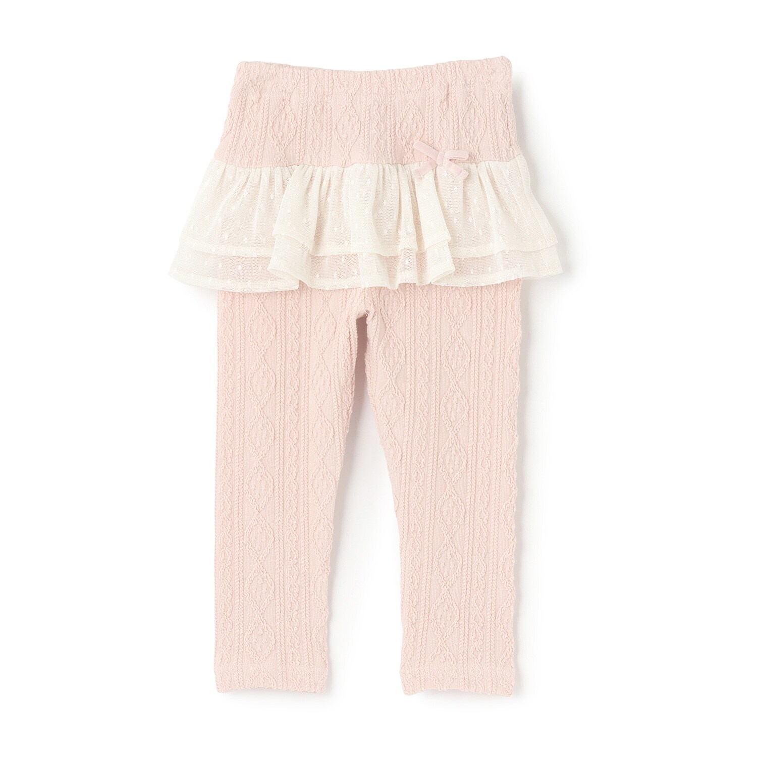 ケーブルチュールフル丈レギンス