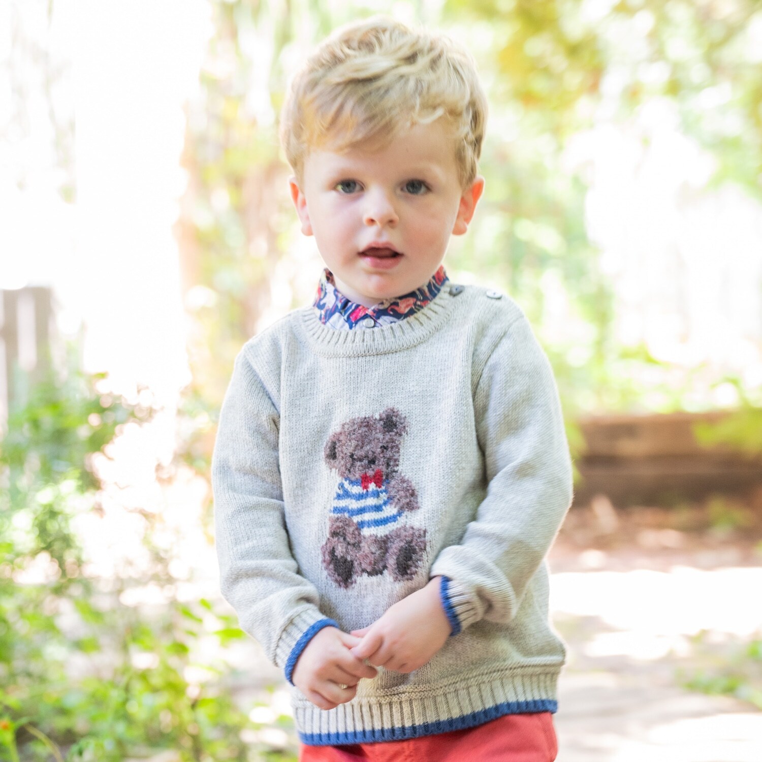 【オーガニック】タムテディベアセーター【日本製】