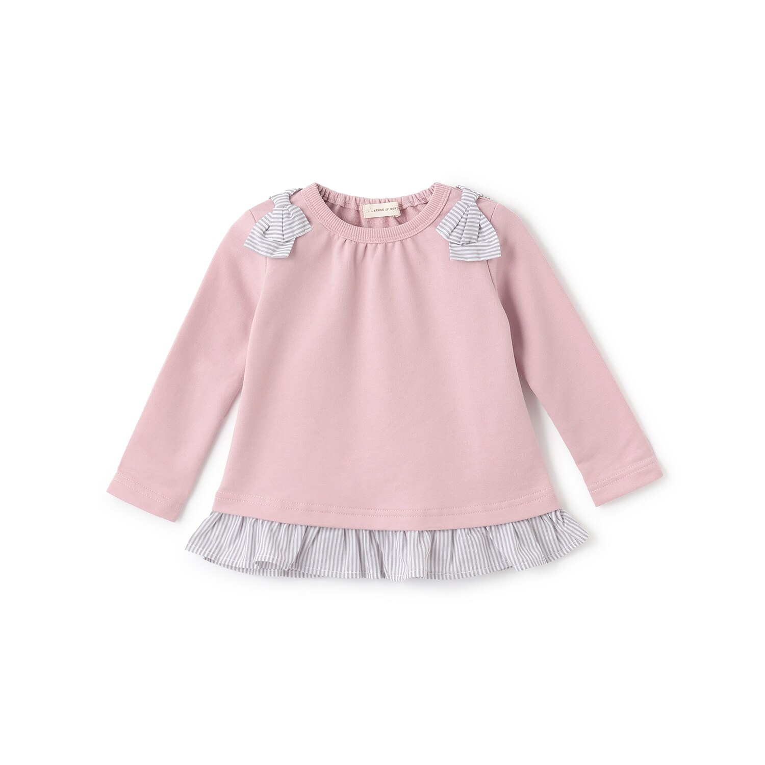 肩リボントレーナー