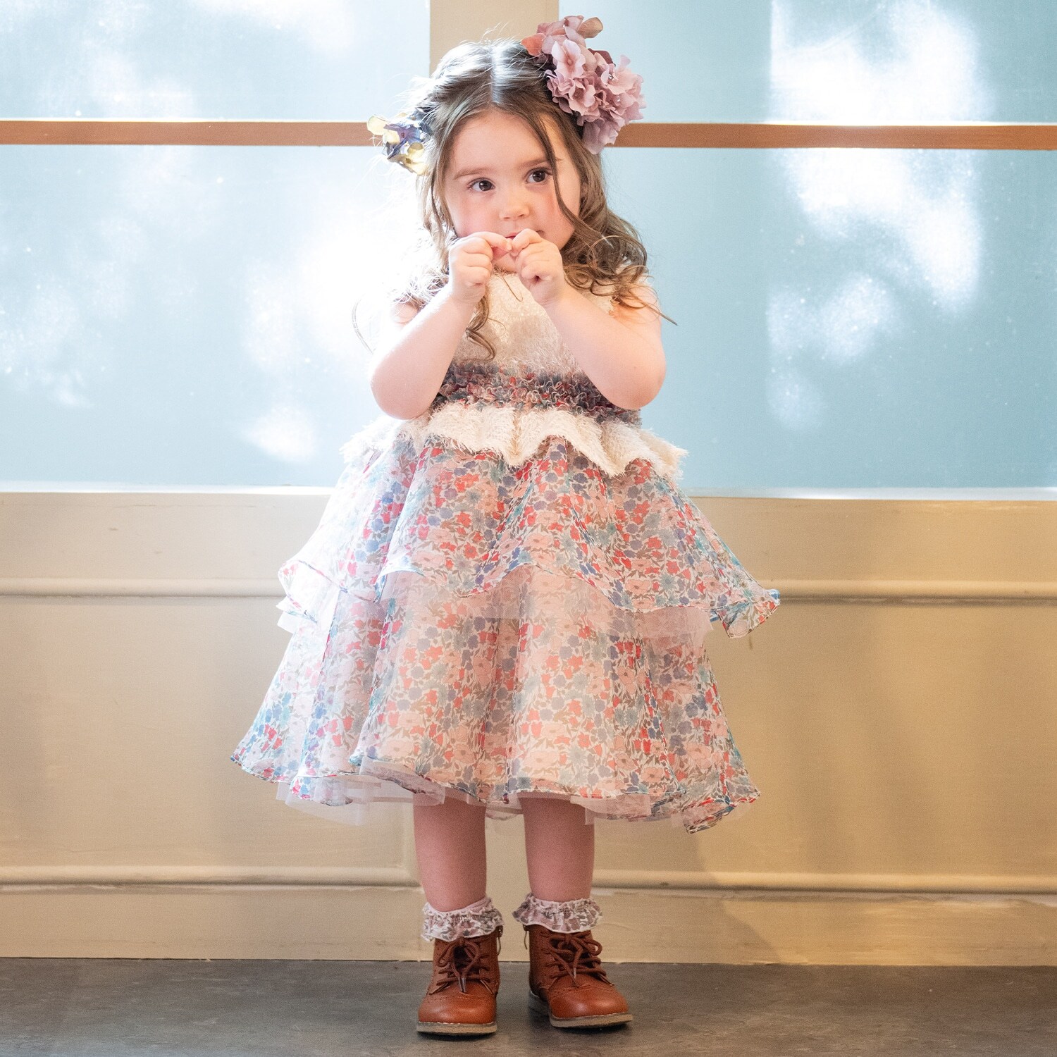 リバティオーガンジーワンピース【日本製】