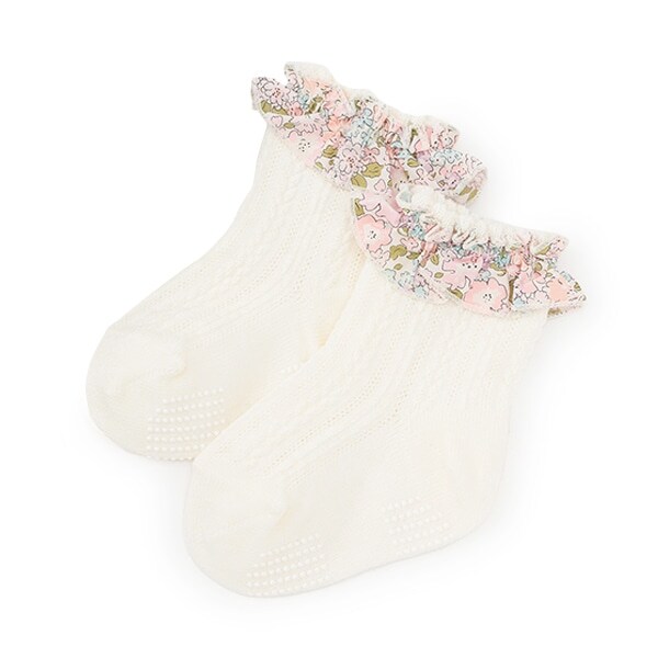 リバティフリルソックス【日本製】