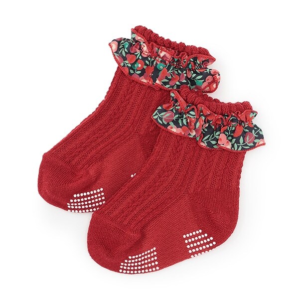 リバティフリルソックス【日本製】