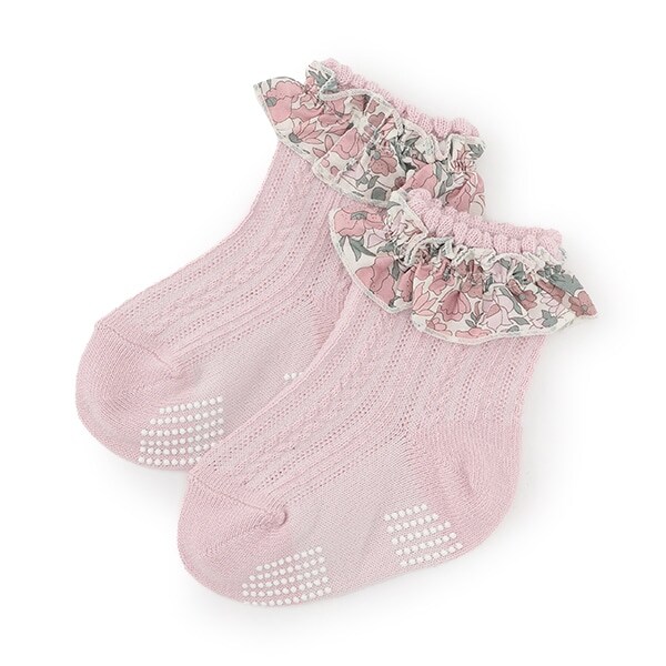 リバティフリルソックス【日本製】