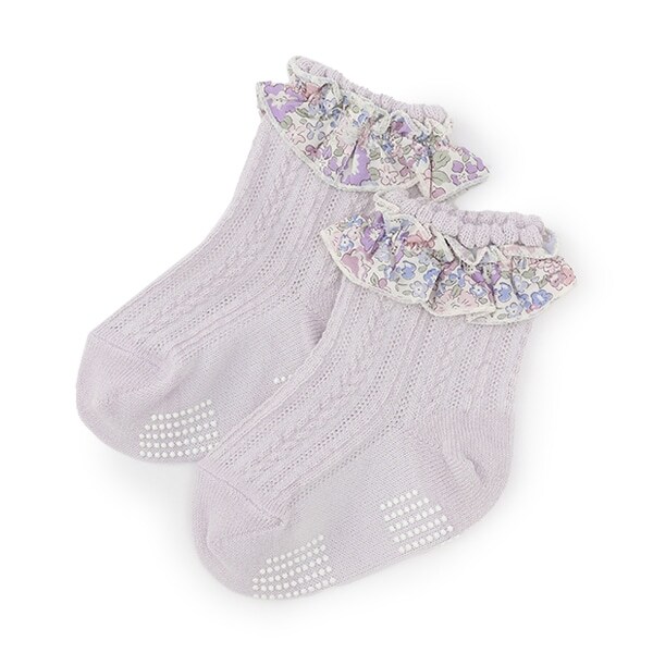 リバティフリルソックス【日本製】