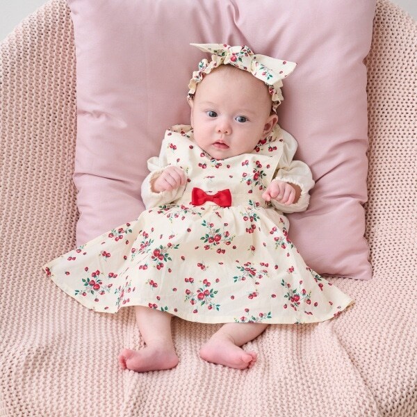 【BOX付】【オーガニック】野イチゴエプロンギフトセット