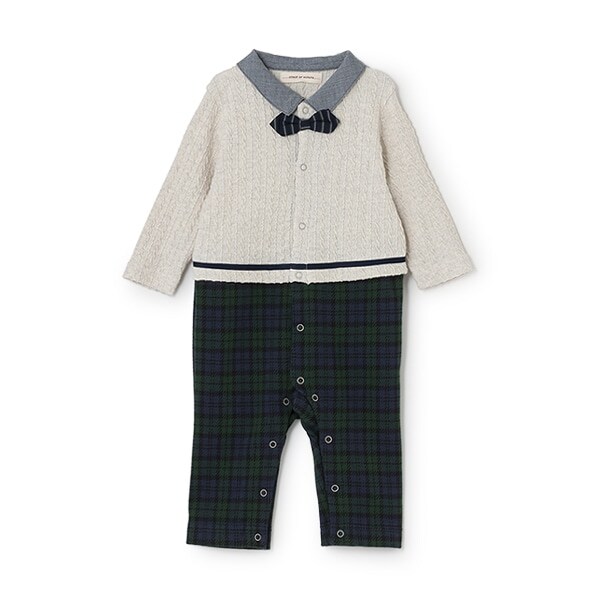 ケーブルレイヤードカバーオール【日本製】