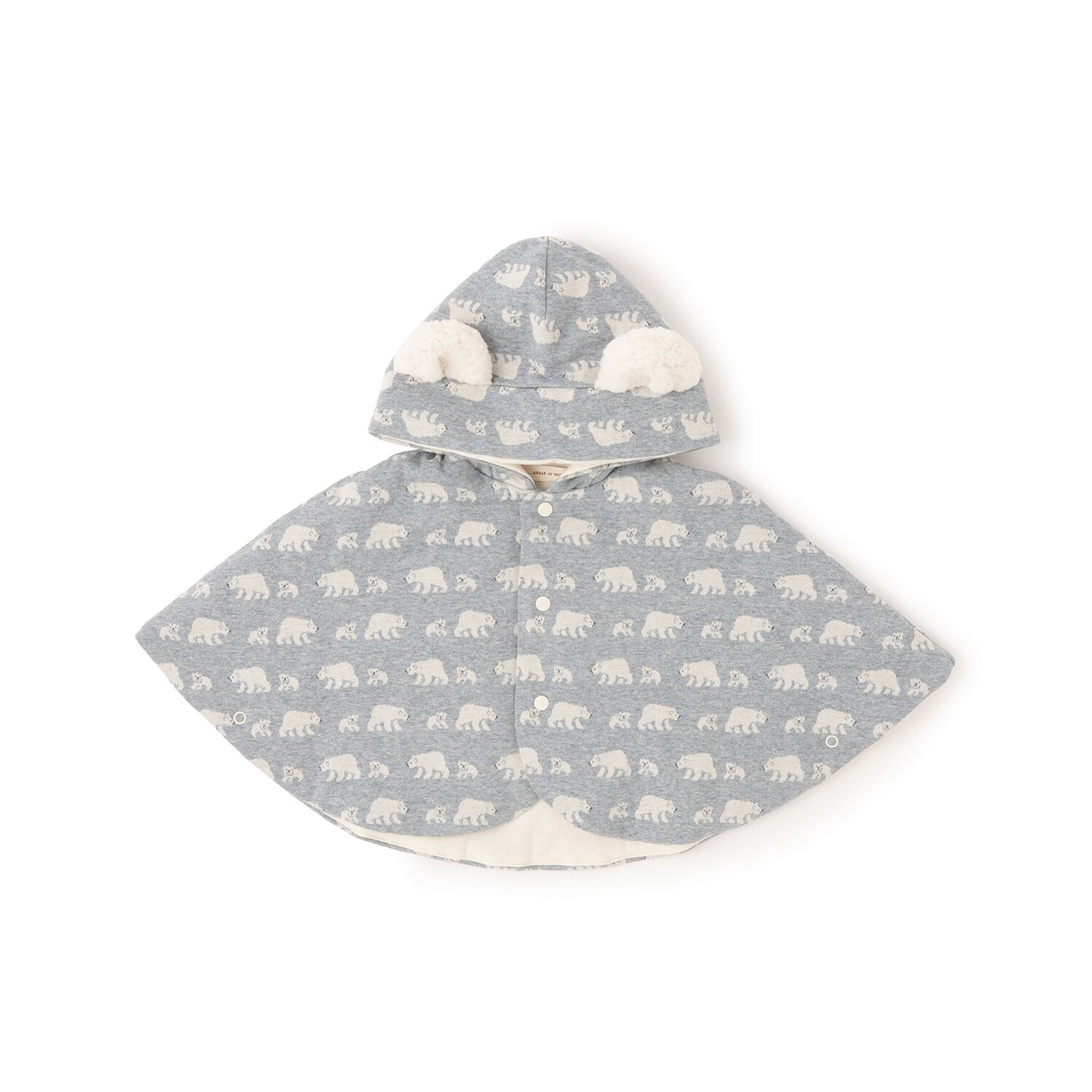 【オーガニック】ジャカードマント【日本製】