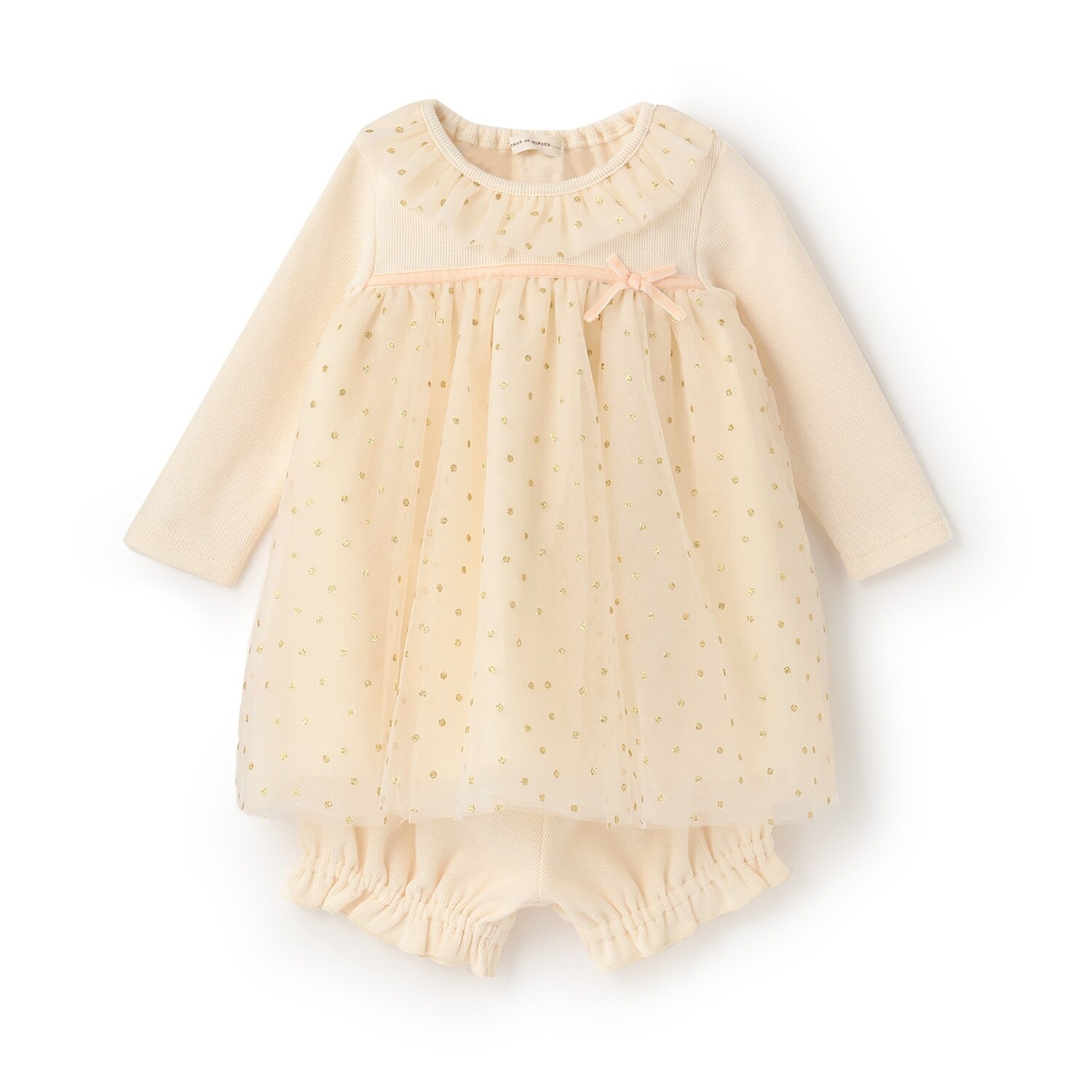 キラキラドットベビースーツ