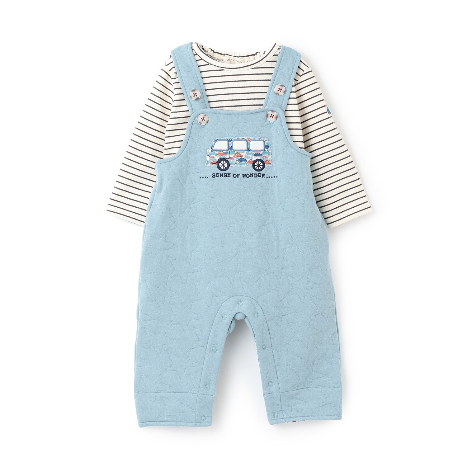 リバティアップリケサロペットスーツ