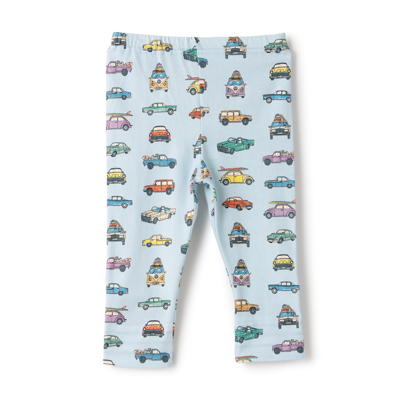 クルマ総柄9分丈レギンス