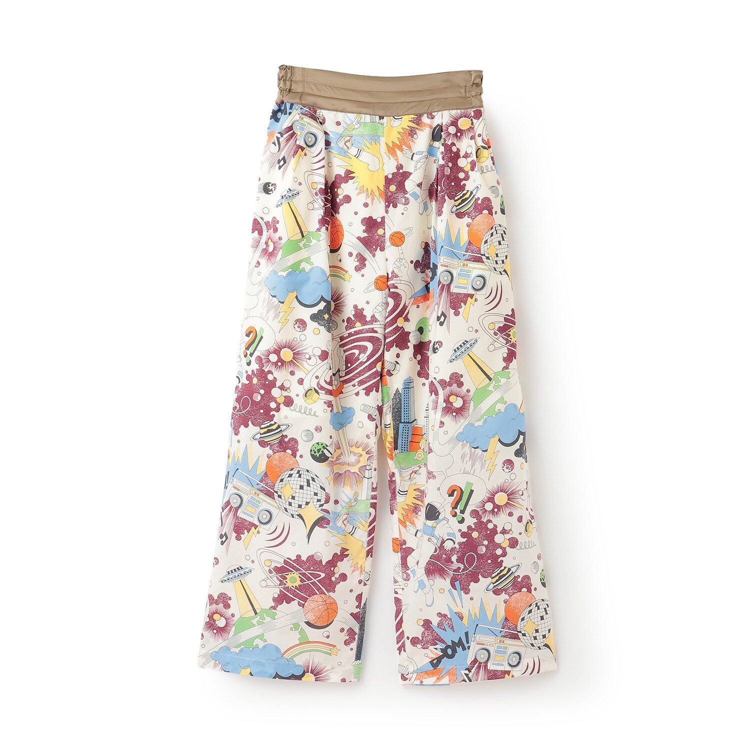 【親子リンク】LUKEY  S ROBOT大人用タックパンツ