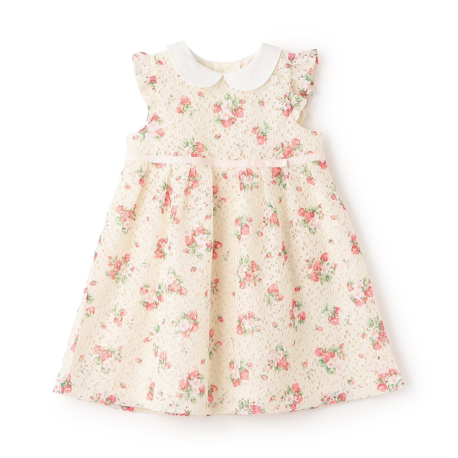 野イチゴレースワンピース【日本製】